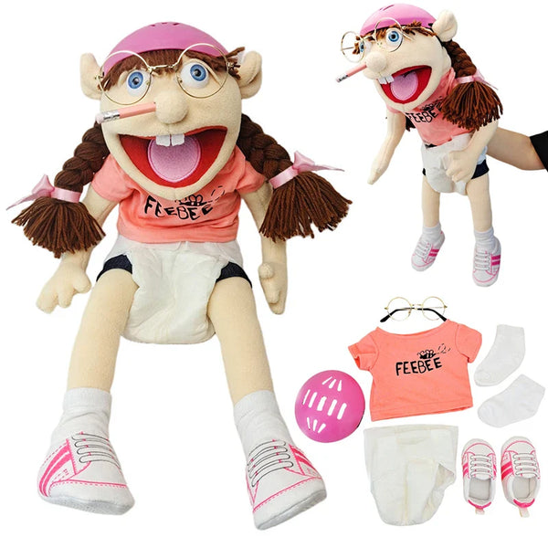 Große Handpuppe Feebee – Plüschfigur für Kinder & Puppenspiel