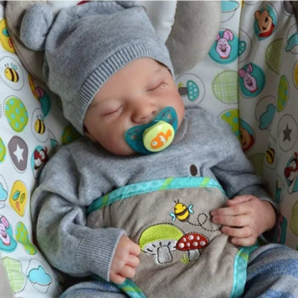 19-Zoll Realistische Reborn Babypuppe mit Handgemaltem Haar