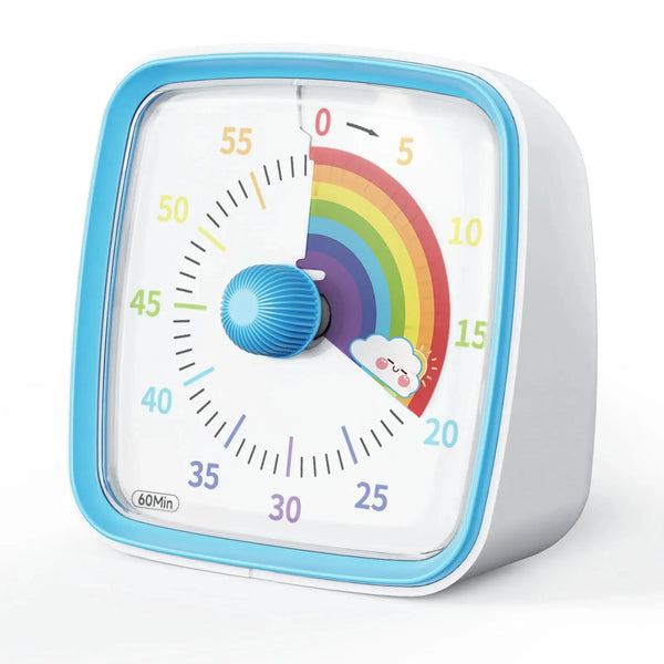 Visueller 60-Minuten-Timer mit Nachtlicht für Kinder & Erwachsene