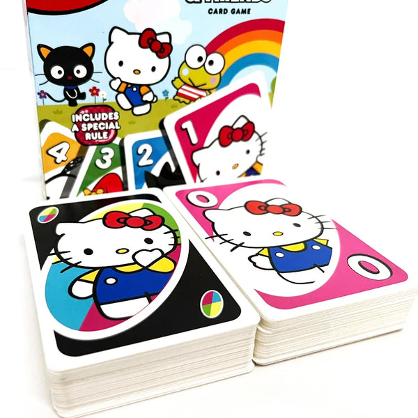 Hello Kitty UNO Kartenspiel für Kinder – Familienspiel ab 4 Jahren