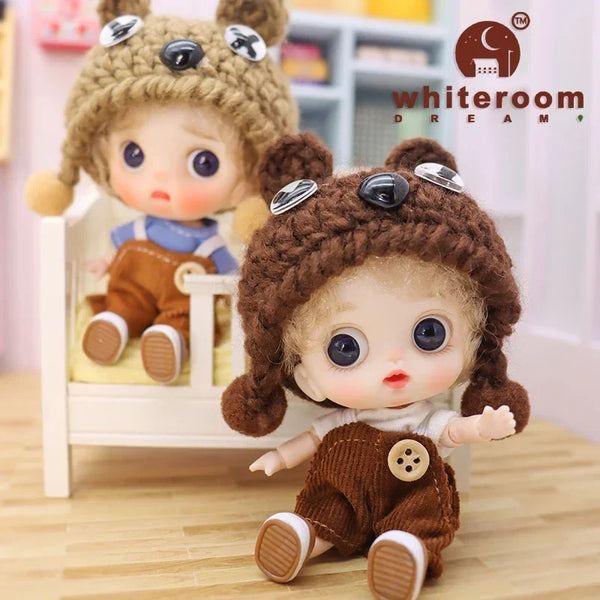 Mini BJD Puppe 10 cm – Bewegliche Modepuppe mit Zubehör für Kinder