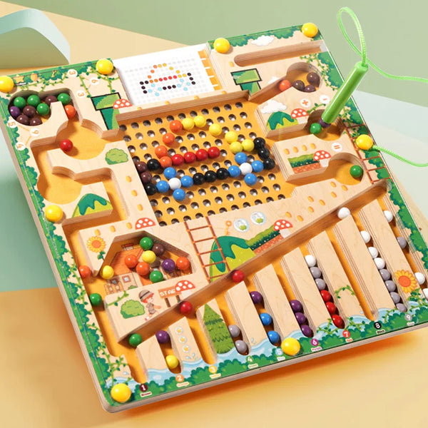 Magnetisches Montessori Farbspiel Lernspielzeug