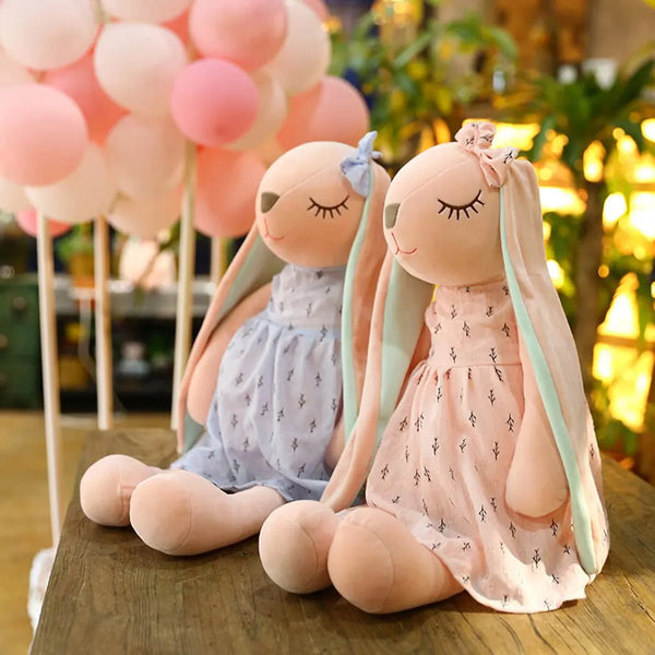 Kuschelige Plüschhasenpuppe – 35 cm Einschlafhilfe für Babys